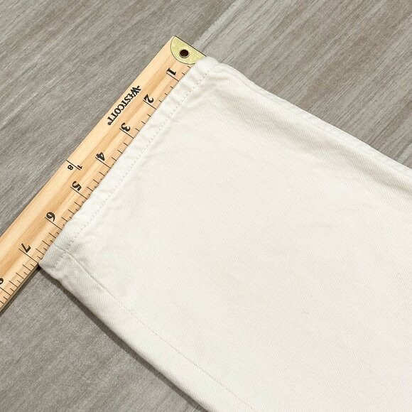 Mother SNACKS! High Waisted Double Stack Ankle Jeans in Natural Size 25 - Picture 13 of 14